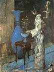 The Standing Blue Vase