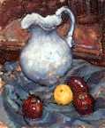 Vase and Waxed Apples
