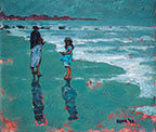 Two Figures at the Beach